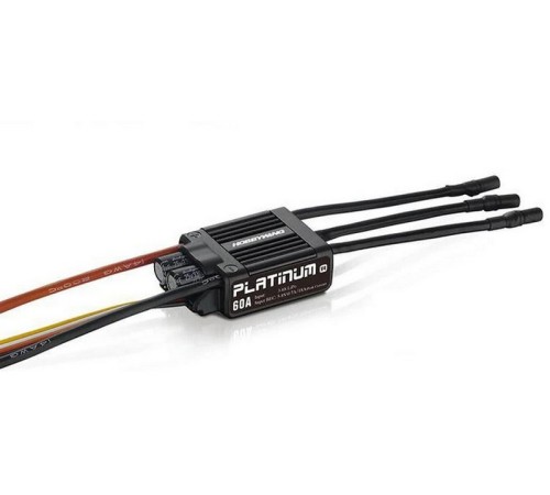 Бесколлекторный регулятор Hobbywing Platinum 60A-V4 (60A-80A, Aircraft, Heli)