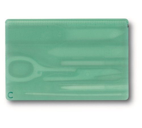 Швейцарская карточка VICTORINOX Classic Fresh Energy SE 2020, 10 функций, мятный цвет