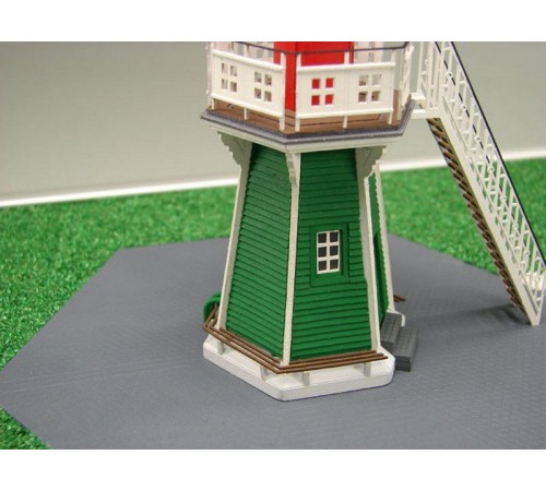 Сборная картонная модель Shipyard маяк Bunthauser Spitze Lighthouse (№54), 1/87