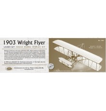 Сборная дер.модель.Самолет 1903 Wright Flyer. Guillows  1:20