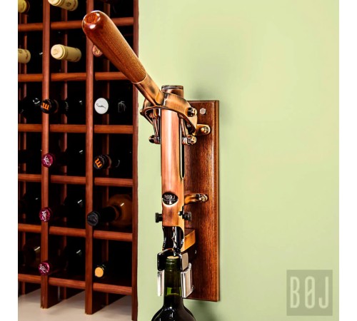 Штопор настенный для вина Boj Traditional Wall Corkscrew Old Copper