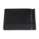 Зажим для денег ZIPPO с защитой от сканирования RFID, чёрный, натуральная кожа, 11x1x8,2 см