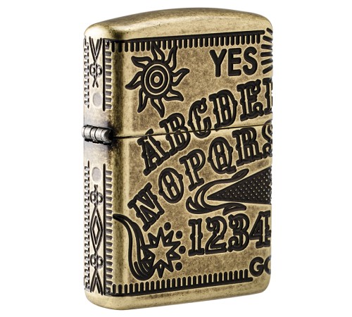 Зажигалка ZIPPO Armor™ с покрытием Antique Brass, латунь/сталь, медная, матовая, 38x13x57 мм