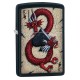 Зажигалка ZIPPO Dragon Ace с покрытием Black Matte, латунь/сталь, чёрная, матовая, 38x13x57 мм