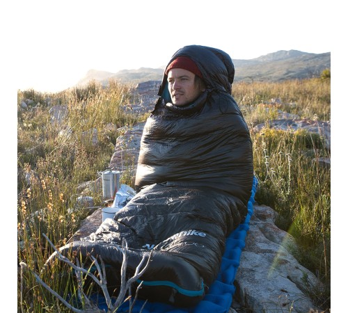 Спальный мешок Naturehike Cicada Wing CW700 CNK2450WS048 утиный пух черный L,6927595788134