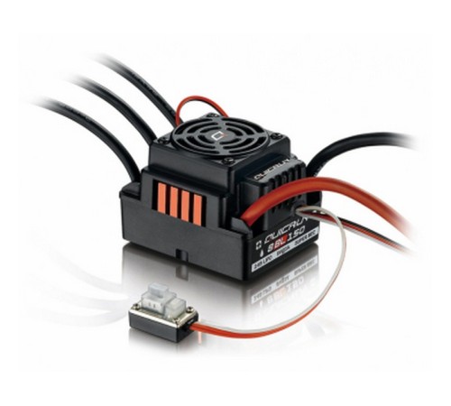 Бесколлекторный бессенсорный регулятор Hobbywing QuicRun-WP-8BL150 (150A-1080A, 1/8)