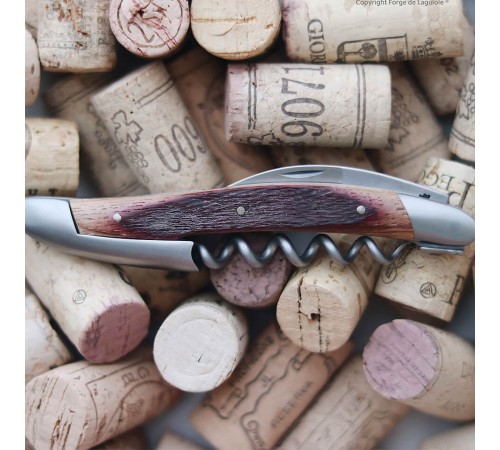 Штопор Forge de Laguiole Sommelier In Chene De Barrique Gravure