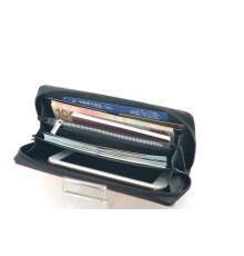 Кошелек Pierre Cardin с рower bank, черный, 20,5 х 11,0 х 3,0 см
