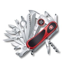 Нож перочинный VICTORINOX EvoGrip S54, 85 мм, 32 функции, с фиксатором лезвия, красный/чёрный