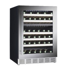 Винный шкаф двухзонный встраиваемый компрессорный Cavanova CV060DT