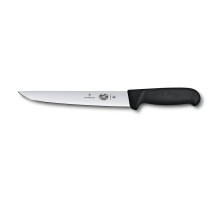 Нож обвалочный / жиловочный VICTORINOX Fibrox с прямым лезвием 20 см, чёрный
