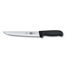 Нож обвалочный / жиловочный VICTORINOX Fibrox с прямым лезвием 20 см, чёрный