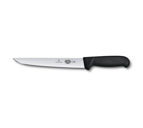 Нож обвалочный / жиловочный VICTORINOX Fibrox с прямым лезвием 20 см, чёрный