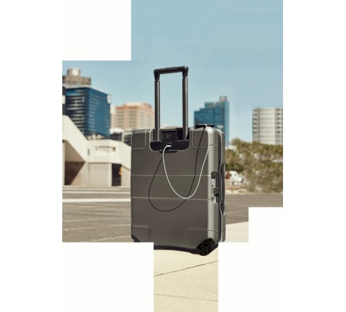 Чемодан VICTORINOX Lexicon, серый, 100% поликарбонат, 40x20x55 см, 34 л