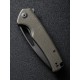 Складной нож SENCUT Mims 9Cr18MoV Steel Black Stonewashed Handle Dark Green Canvas Micarta