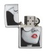 Зажигалка ZIPPO Gold Design с покрытием High Polish Chrome, латунь/сталь, серебристая, 38x13x57 мм