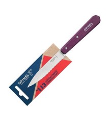Нож столовый Opinel №113, деревянная рукоять, блистер, нержавеющая сталь, сливовый 001919