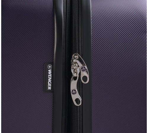 Чемодан WENGER ZURICH III, фиолетовый, АБС-пластик, 35,5x23x48 см, 34 л