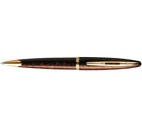 Шариковая ручка Waterman Carene Marine Amber GT. Детали дизайна: позолота 23К