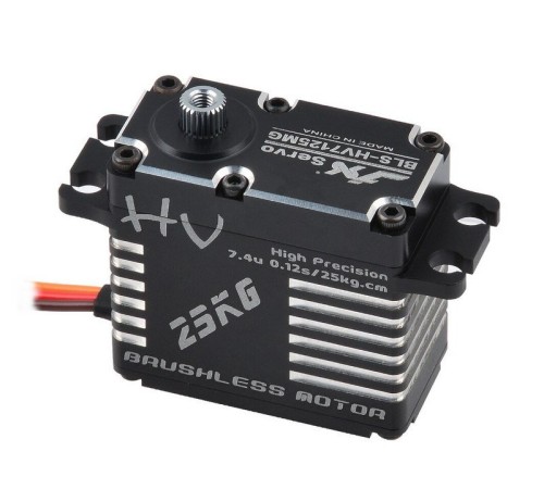 Сервомашинка цифровая JX Servo BLS-HV7125MG (71г/25.8/0.12/7.4V) бесколлекторная, Full metal