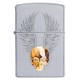 Зажигалка ZIPPO Classic с покрытием Satin Chrome™, латунь/сталь, серебристая, матовая, 38x13x57 мм