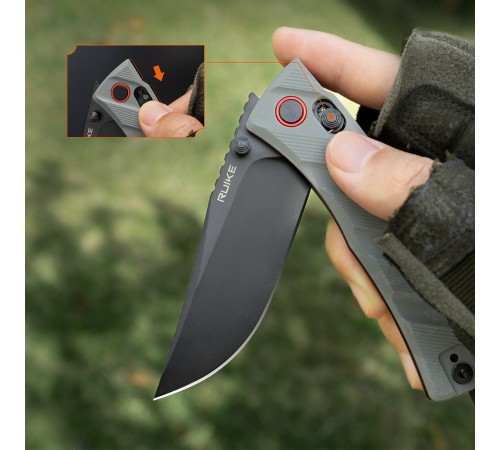 Нож складной Ruike P856-K серый