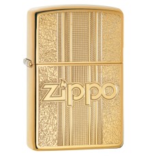 Зажигалка ZIPPO Classic с покрытием High Polish Brass, латунь/сталь, золотистая, 38x13x57 мм