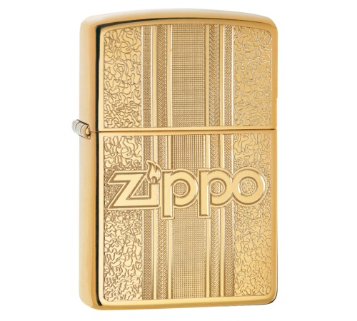 Зажигалка ZIPPO Classic с покрытием High Polish Brass, латунь/сталь, золотистая, 38x13x57 мм