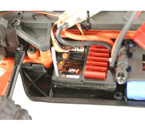 Радиоуправляемый монстр Remo Hobby SMAX UPGRADE V2.0 (синий) 4WD 2.4G 1/16 RTR