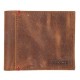 Портмоне WENGER, коричневый, коровья кожа, 11х9 см