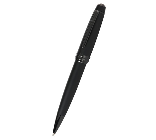 Шариковая ручка Cross Bailey Matte Black Lacquer. Цвет - черный.