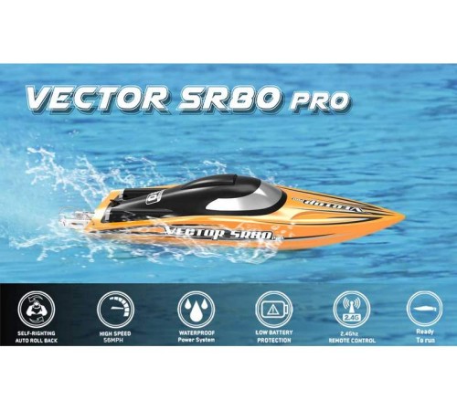 Радиоуправляемый катер Volantex RC Vector SR80 PRO Brushless 2.4G ARTR