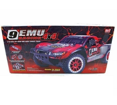 Радиоуправляемый шорт-корс Remo Hobby 9EMU TWINS MOTOR (красный) 4WD 2.4G 1/8 RTR