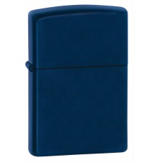 Зажигалка ZIPPO Classic с покрытием Navy Matte, латунь/сталь, синяя, матовая, 38x13x57 мм