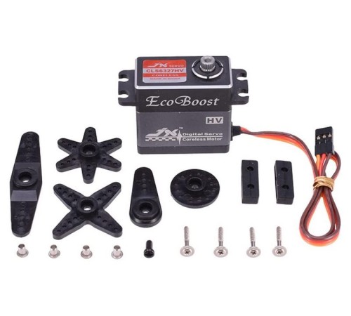 Сервомашинка цифровая JX Servo BLS6527HV (65г/26.7/0.08/7.4V) бесколлекторная, Ecoboost