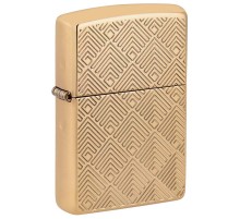 Зажигалка ZIPPO Armor® с покрытием High Polish Brass, латунь/сталь, золотистая, 38x13x57 мм