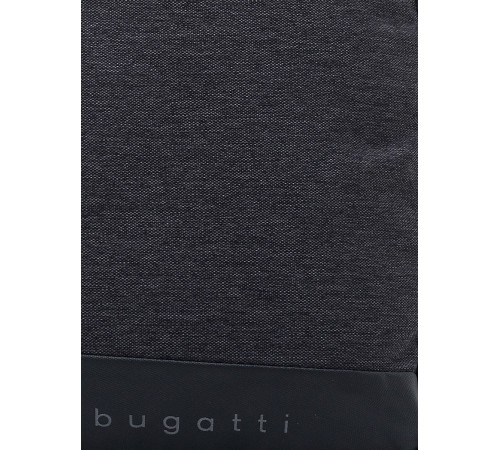 Рюкзак с одним плечевым ремнем BUGATTI Universum, графитовый, полиэстер меланж/тарпаулин, 23х9х35 см