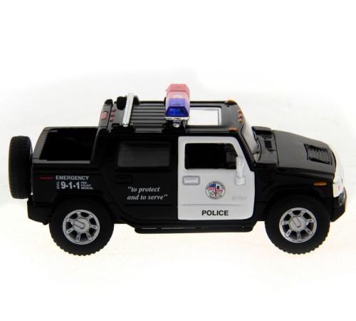 Машина Kinsmart 1:40 Hummer H2 Police инерция (1/12шт.) б/к