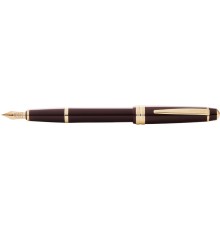 Перьевая ручка Cross Bailey Light Polished Burgundy Resin and Gold Tone, перо M