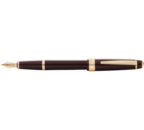 Перьевая ручка Cross Bailey Light Polished Burgundy Resin and Gold Tone, перо M