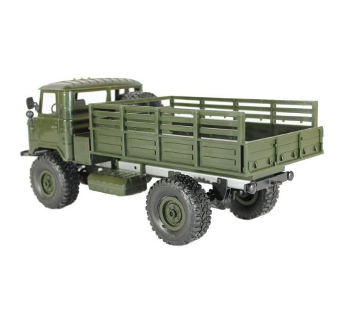 Радиоуправляемая машина MN MODEL ГАЗ-66 грузовая (зеленая) 4WD 2.4G 1/16 RTR