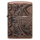 Зажигалка ZIPPO Armor™ с покрытием Antique Copper™, латунь/сталь, медная, матовая, 38x13x57 мм