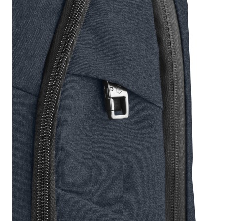 Рюкзак VICTORINOX Architecture Urban 2 Deluxe Backpack 15”, синий, полиэстер/кожа, 31x23x46 см, 23 л
