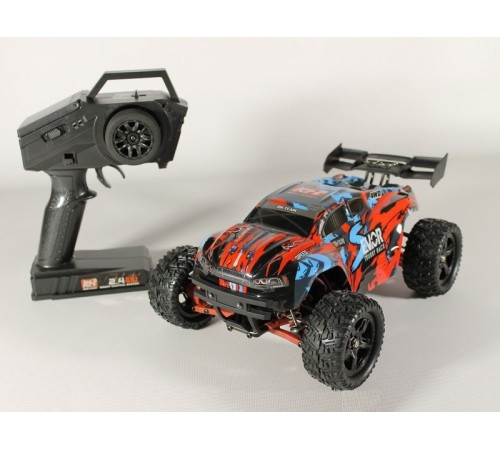 Радиоуправляемая трагги Remo Hobby S EVO-R Brushless UPGRADE V2.0 (красный) 4WD 2.4G 1/16 RTR