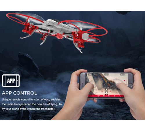 Р/У квадрокоптер Syma X14WPRO с FPV трансляцией Wi-Fi, камера 2Мп, 2.4G RTF