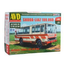 Сборная модель AVD Автобус Skoda-Liaz 100.860, 1/43