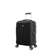 Чемодан SWISSGEAR ADAMS, черный, АБС-пластик, 35 x 25 x 55 см, 37 л
