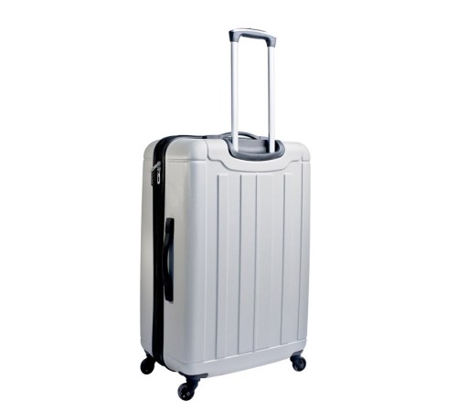 Чемодан SWISSGEAR USTER, серебристый, АБС-пластик, 47x29x77 см, 94 л