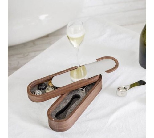Набор инструментов для шампанского с футляром для плакеток L'Atelier du Vin Sparkling Set