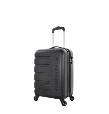 Чемодан SWISSGEAR TYLER, черный, АБС-пластик, 35 x 25 x 55 см, 37л
